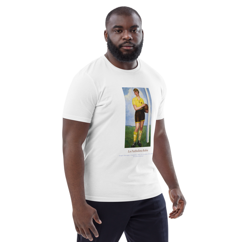 T-shirt - La Futbolista Rubia, Ángel Zárraga - Blanc Euphron Store