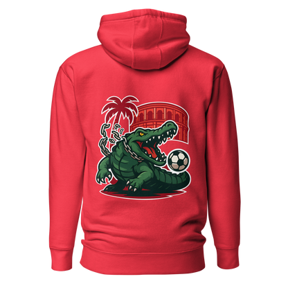 Hoodie - Crocodile Nîmois - Rouge