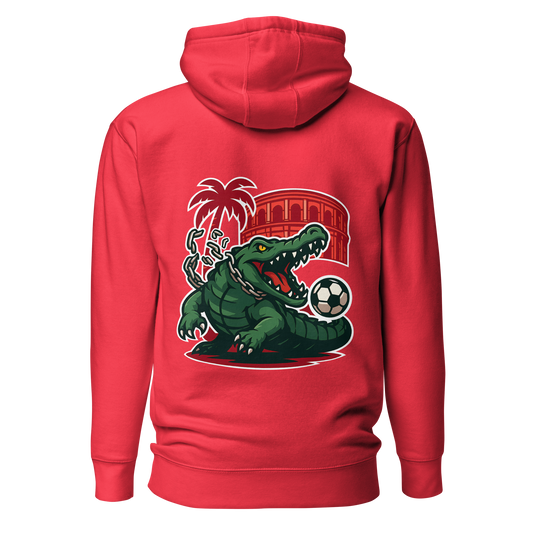 Hoodie - Crocodile Nîmois - Rouge