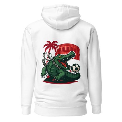 Hoodie - Crocodile Nîmois - Blanc