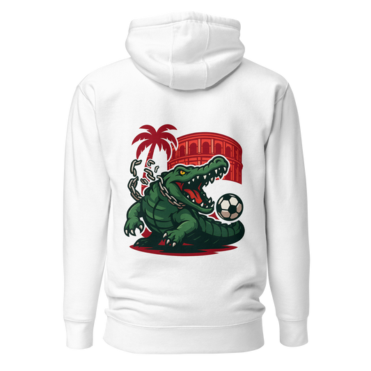 Hoodie - Crocodile Nîmois - Blanc