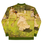 Veste bomber Euphron « A Rally, Sir John Lavery » : partie de tennis peinte par Sir John Lavery – vue de dos
