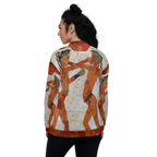 Veste bomber Euphron « Young Boxers of Akrotiri » : la fresque antique des Jeunes Boxeurs d'Akrotiri – vue de dos