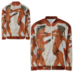 Veste bomber Euphron « Young Boxers of Akrotiri » : la fresque antique des Jeunes Boxeurs d'Akrotiri