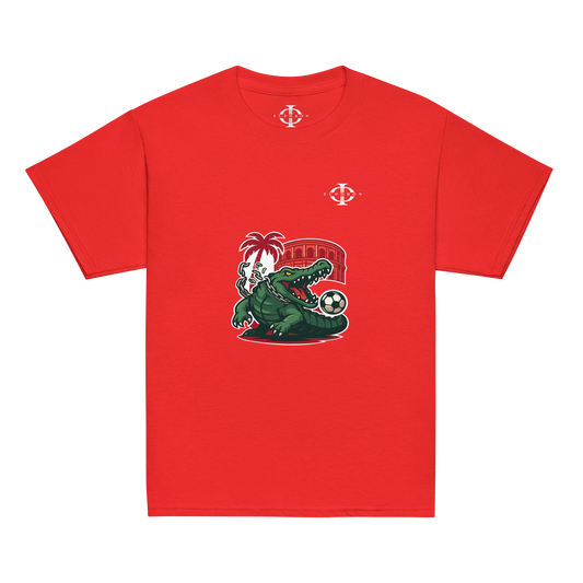 T-shirt enfant - Crocodile Nîmois - Rouge