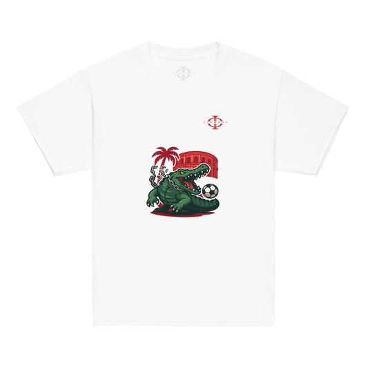 T-shirt enfant - Crocodile Nîmois - Blanc